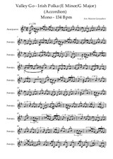 Valley Go - Irish Polka (E Minor/G Major) - Accordion